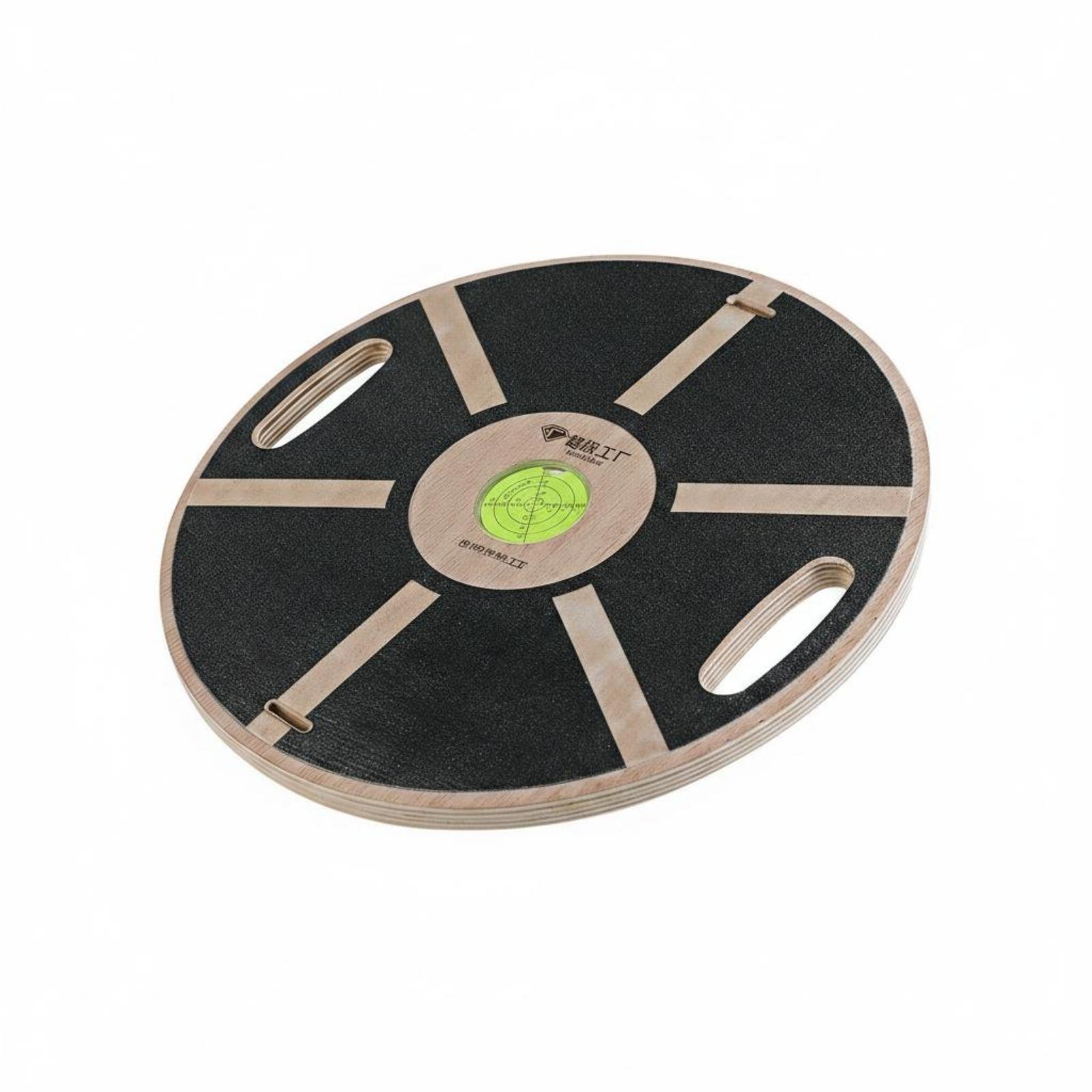 Yoga Fitness Trainer - Home Fitness Wooden Balance Board Round