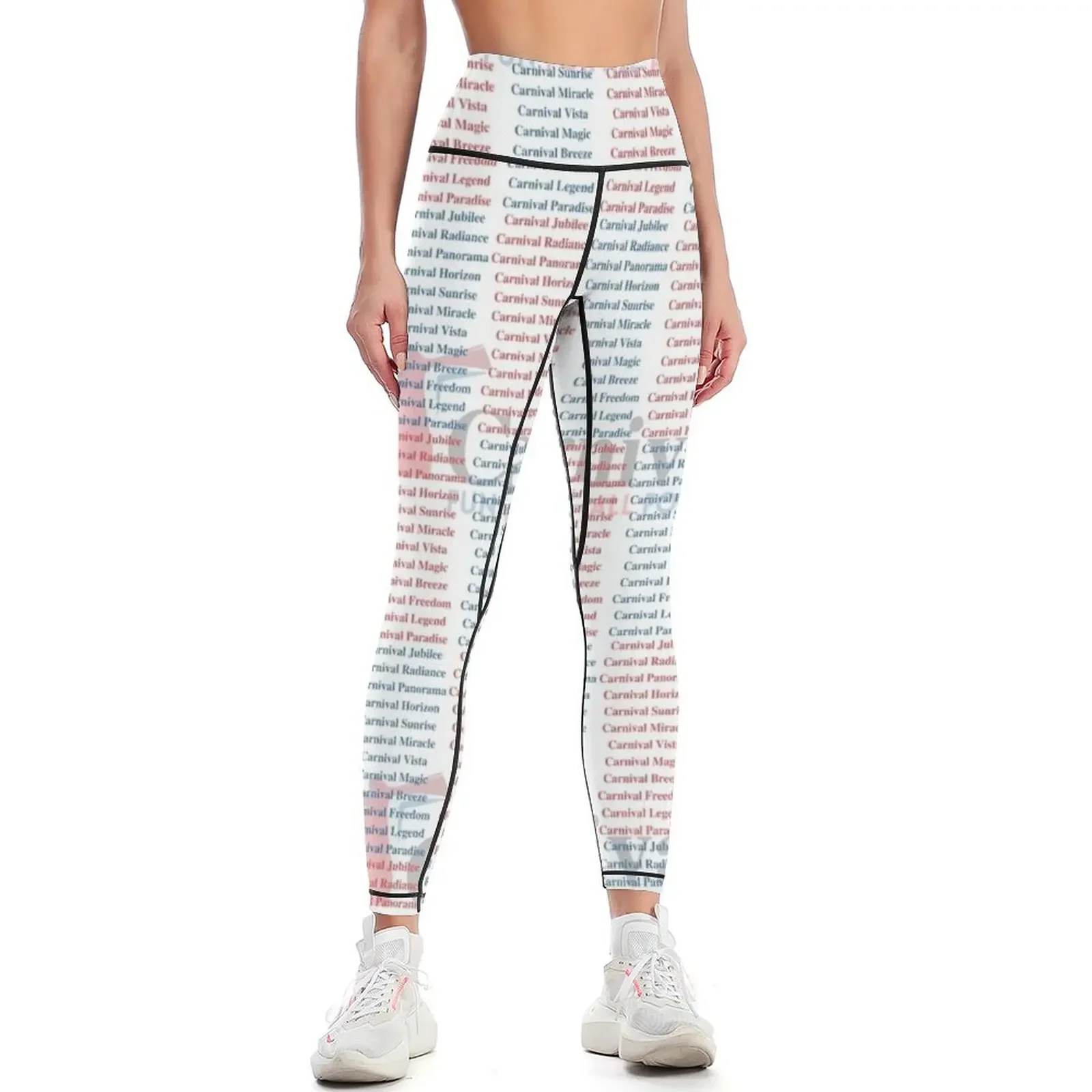 Yoga Fitness Name - Carnival Ship Names Leggings workout clothes