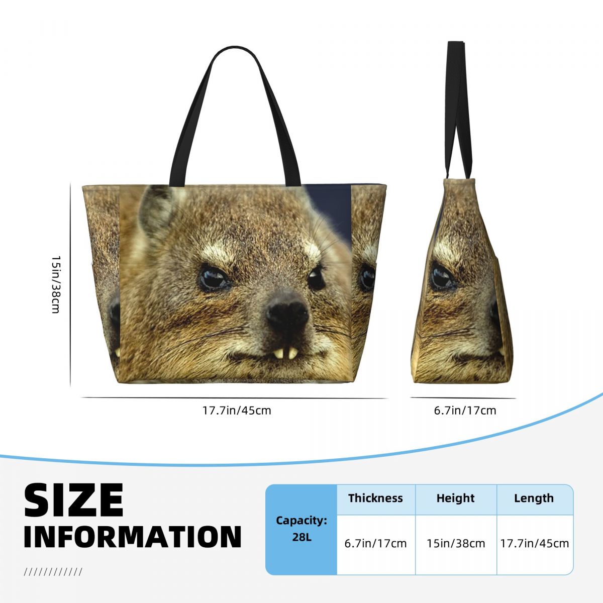 Rock Hyrax Photo Beach Tote Ba - đánh giá và giá Yoga Fitness Photos