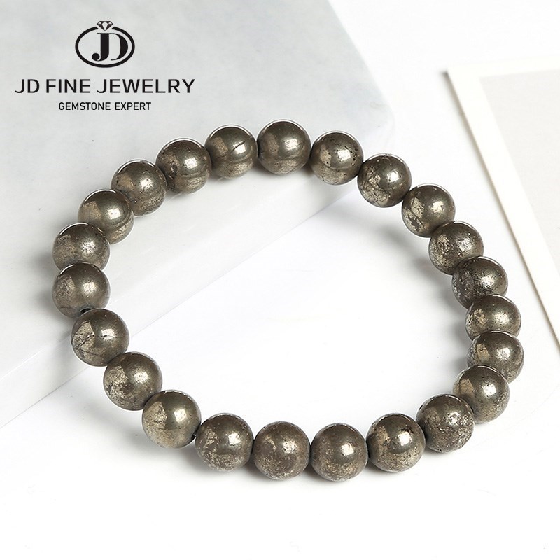 JD Natural Pyrite Bead Bracele - đánh giá và giá Yoga Fitness Tracker
