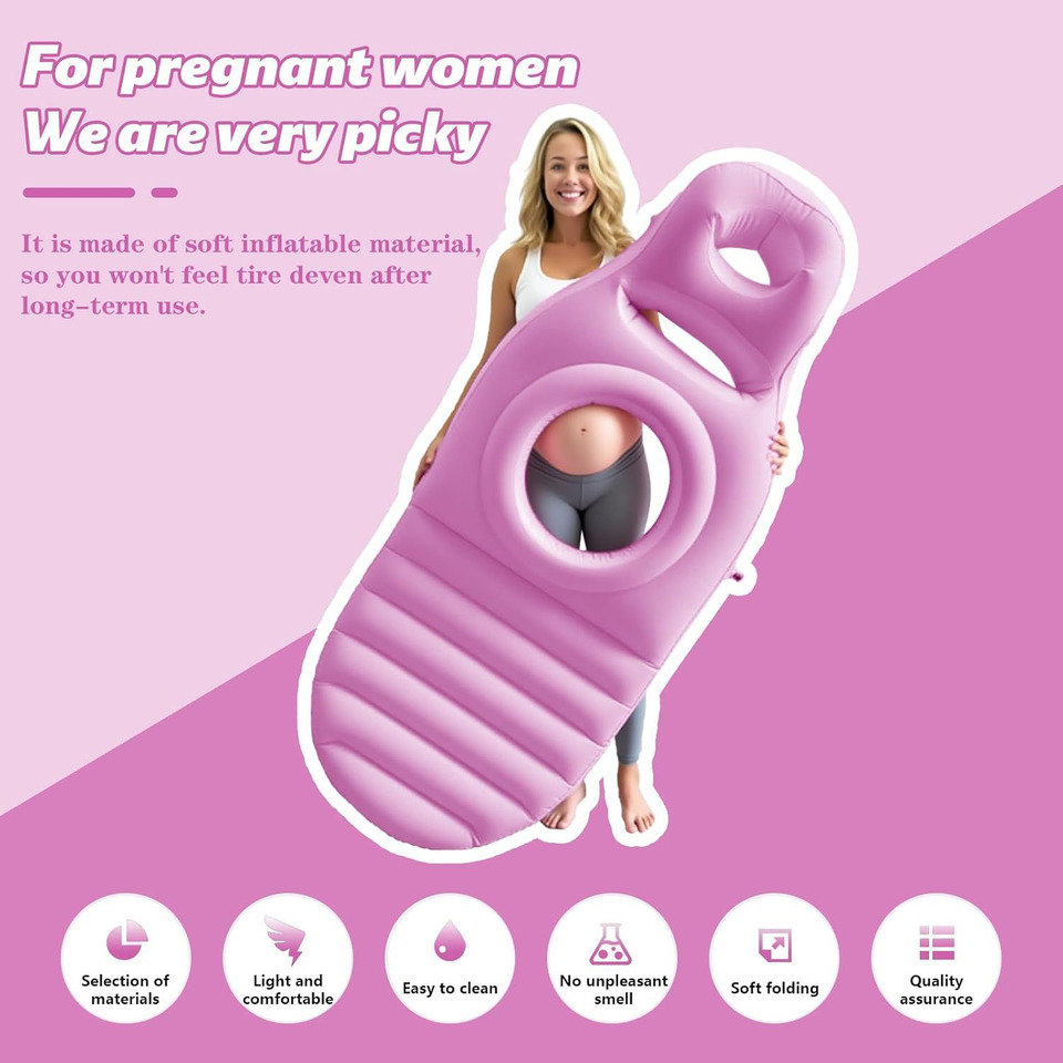 Inflatable Pregnancy Pillow Yo - đánh giá và giá Yoga Fitness Mat