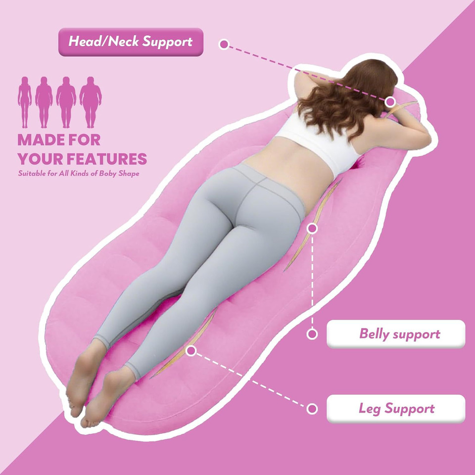 Inflatable Pregnancy Pillow Yo - đánh giá và giá Yoga Fitness Mat