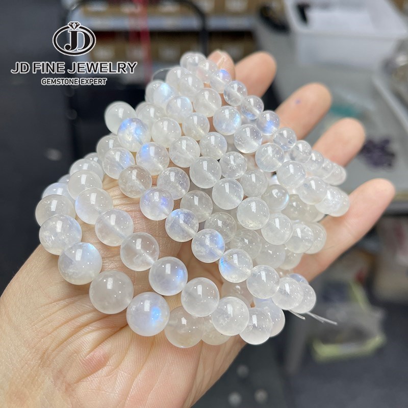 JD Natural Blue Moonstone Roun - đánh giá và giá Yoga Fitness Tracker