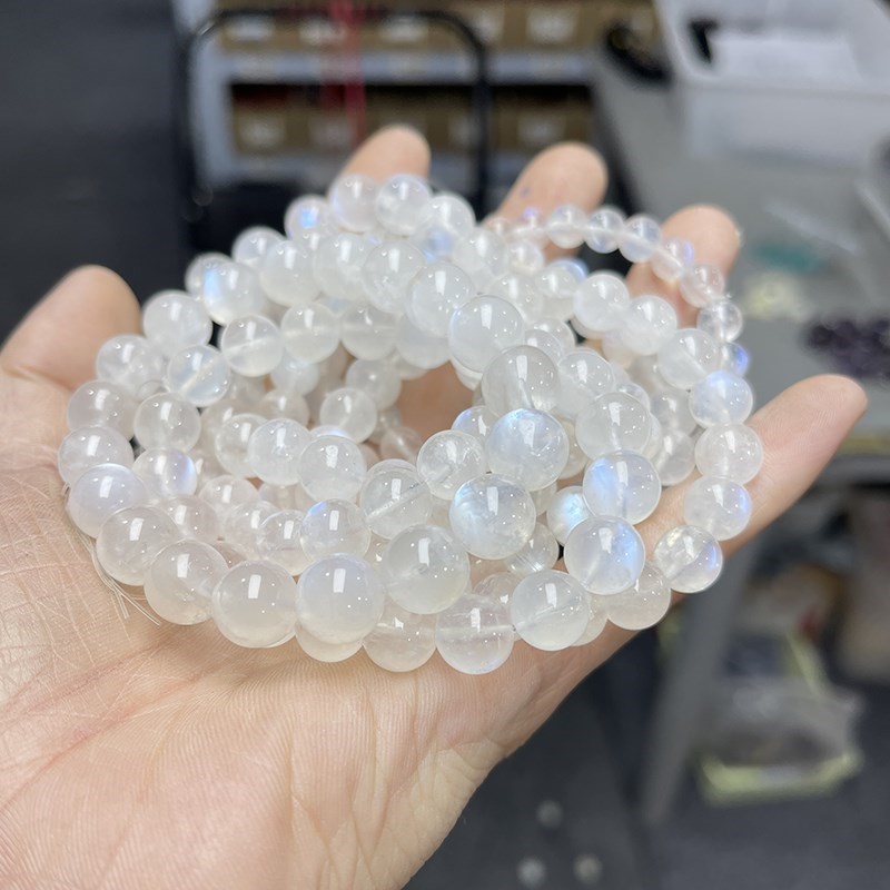 JD Natural Blue Moonstone Roun - đánh giá và giá Yoga Fitness Tracker