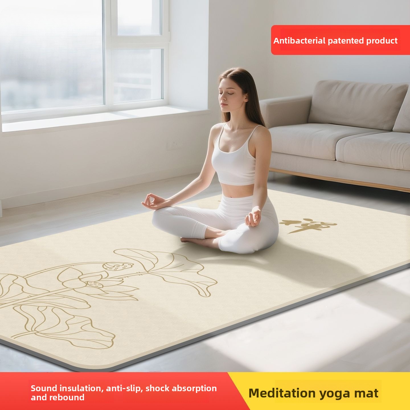 Zen Meditation Women's Yoga Ma - đánh giá và giá Yoga Fitness Mat